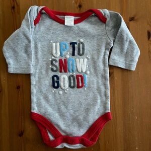 Modern Baby Winter-Themed Onesie